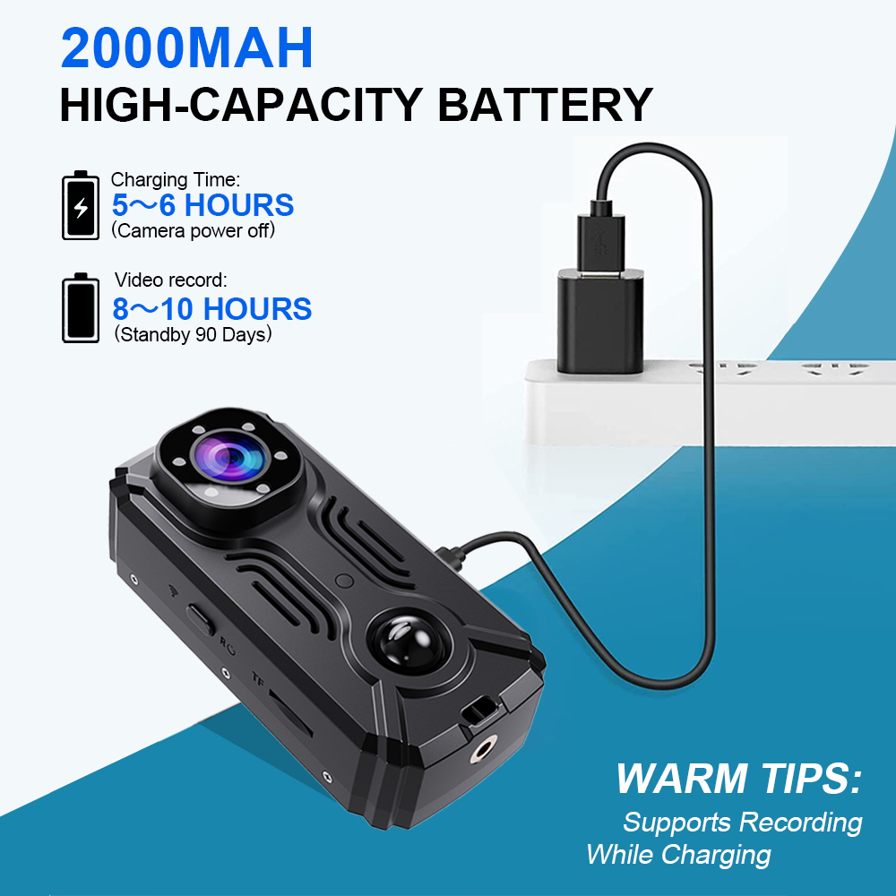 MD37 Body Camera 1080P Recorder